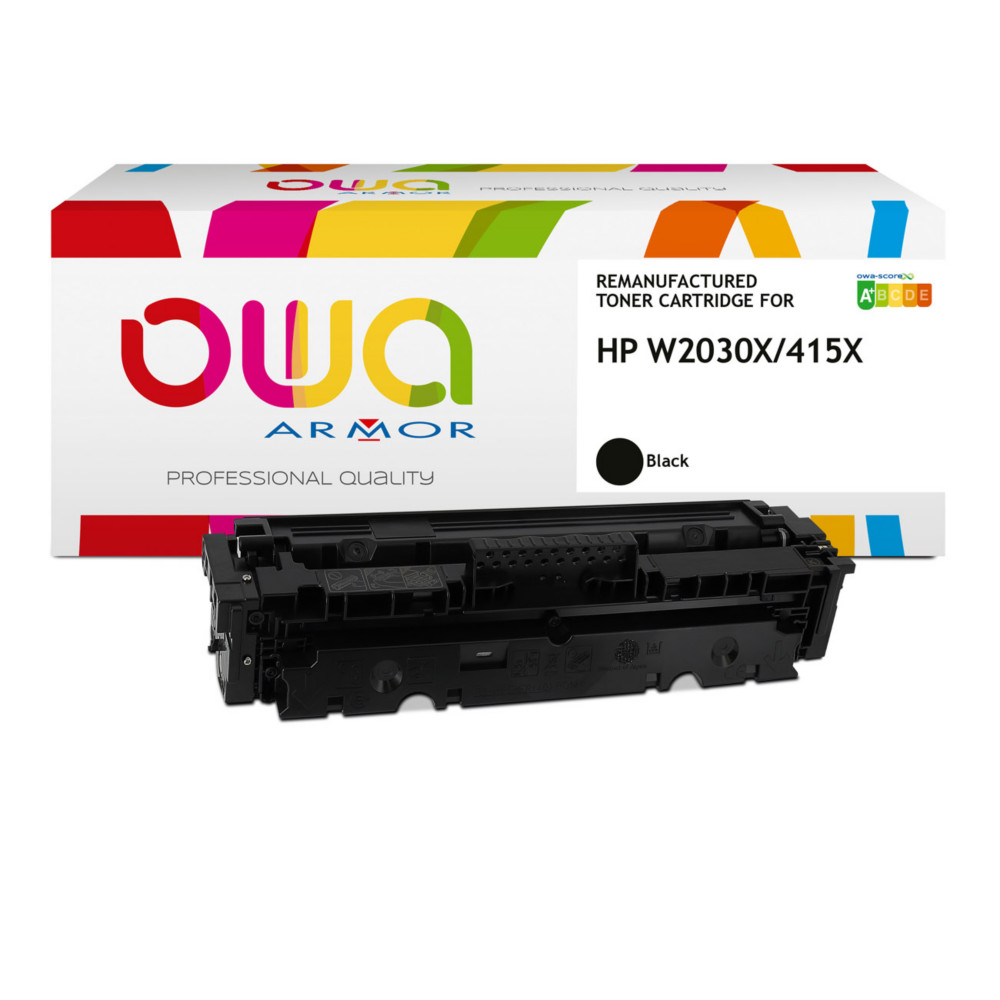 OWA Toner Compatible Laser HP 415X - W2030X - K18645OW - Noir