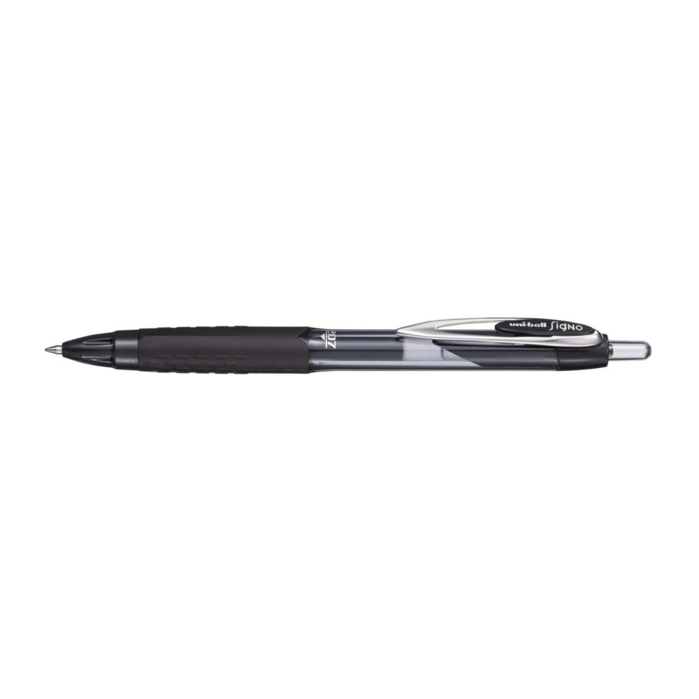 Uni Ball Stylo-bille  encre gel rtractable 207 RT pointe moyenne 0,7mm - Noir