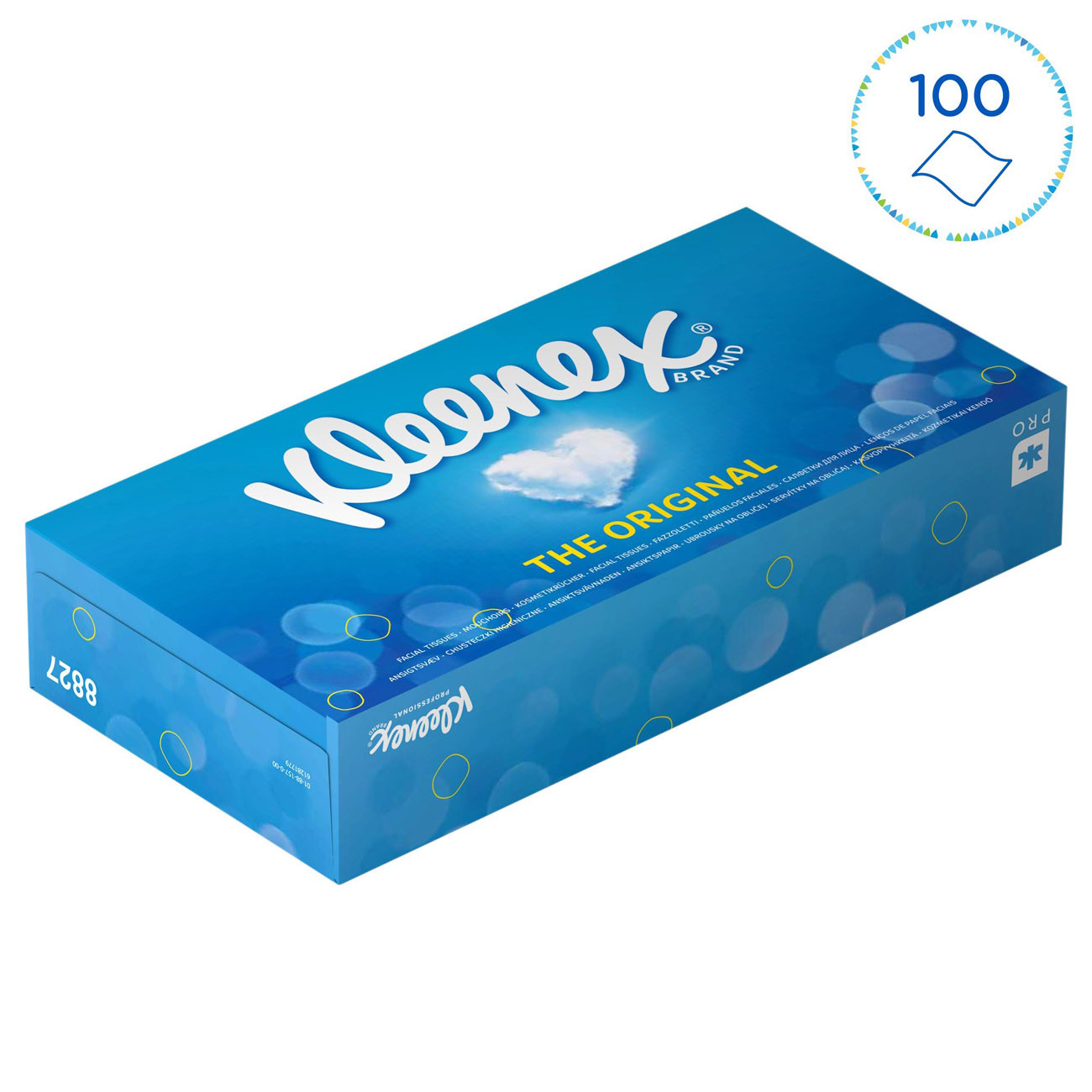 Kleenex®+Mouchoirs+double+epaisseur+-+Boite+bleue+de+100