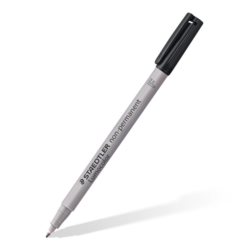STAEDTLER Lumocolor Marqueur non-permanent Lumocolor 316 pointe fine 0,6 mm  plastique recycl  97% - Noir