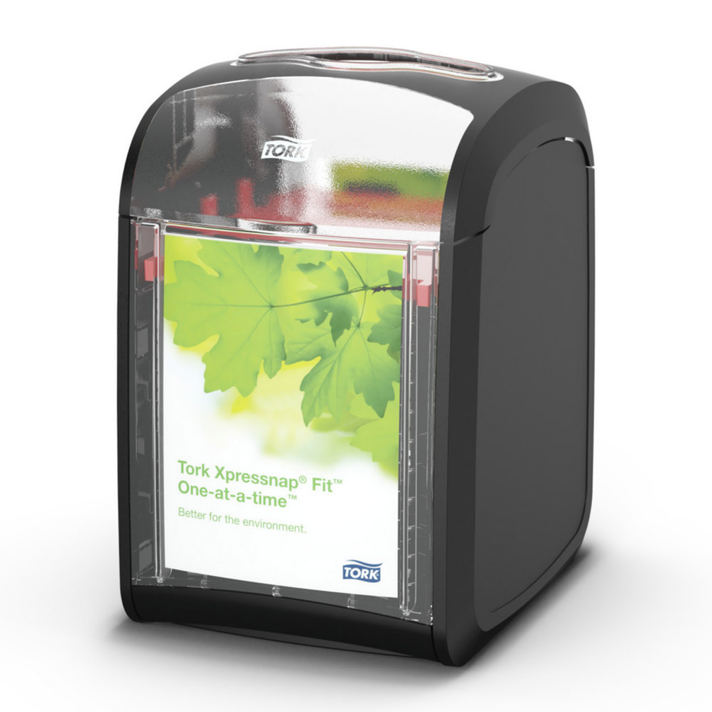 Tork Xpressnap Fit Distributeur de serviettes de table feuille  feuille N14 - 272900 - noir