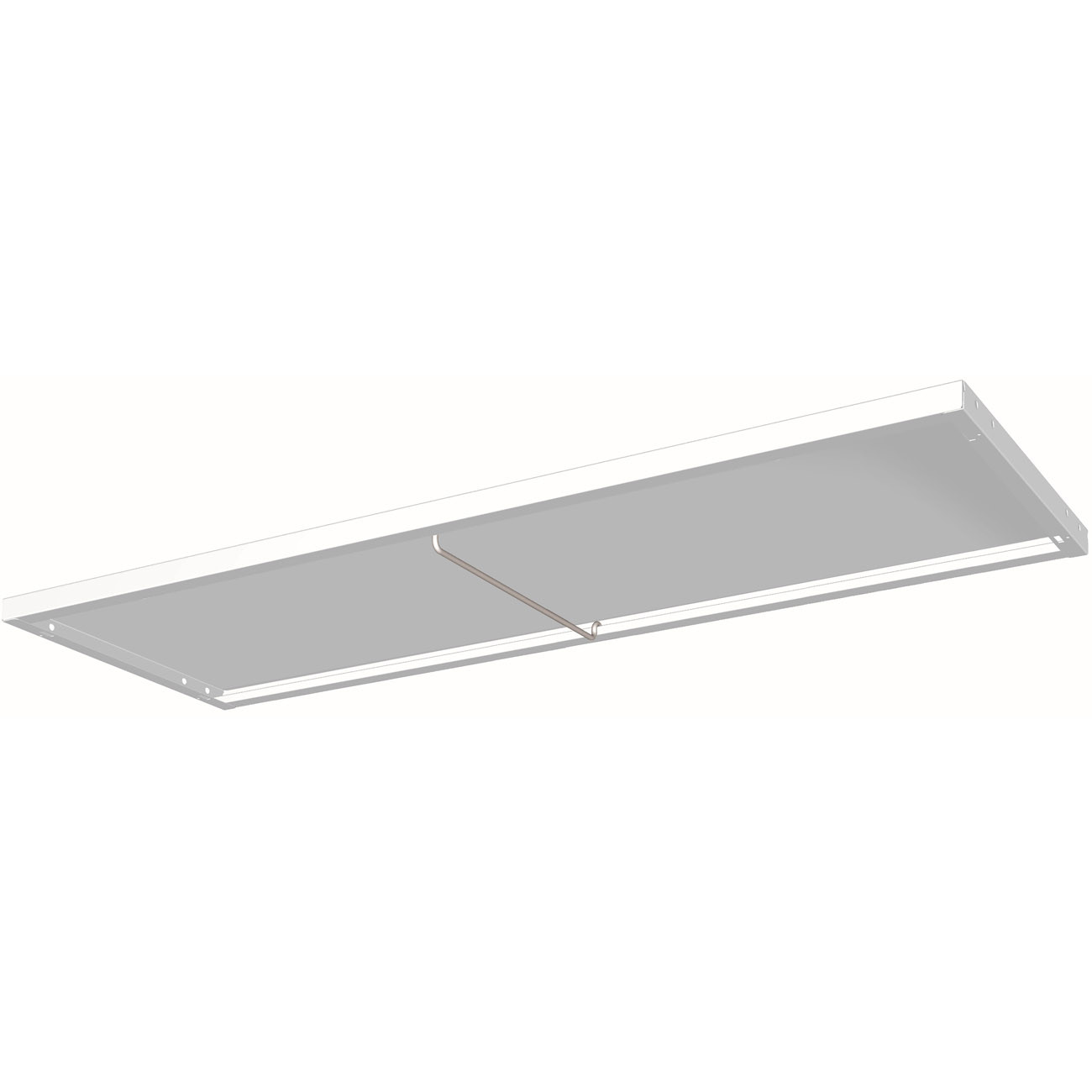 Tablette supplémentaire pour armoire métal à rideaux Classtout - Confort+ et Natura L. 120 cm - Blanc