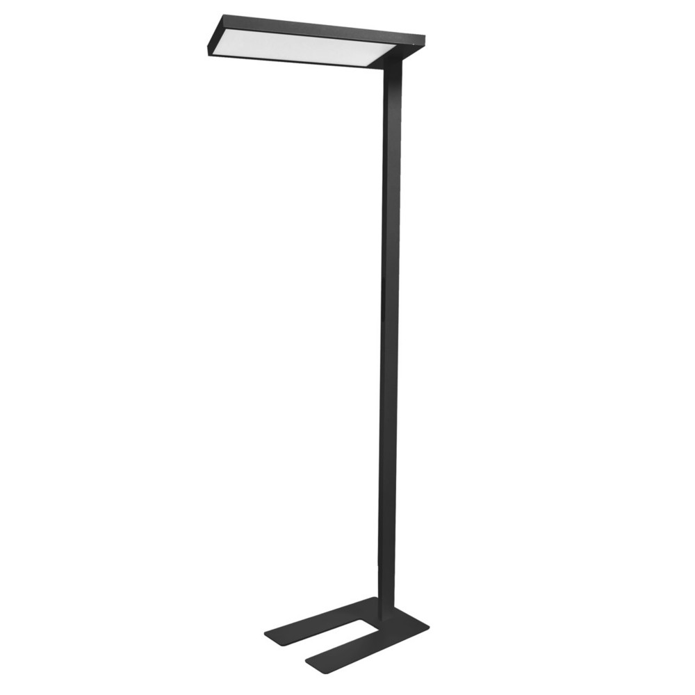 Unilux Lampadaire Versus - Led intgre - clairage direct/indirect - 3 niveaux d'intensit - Noir