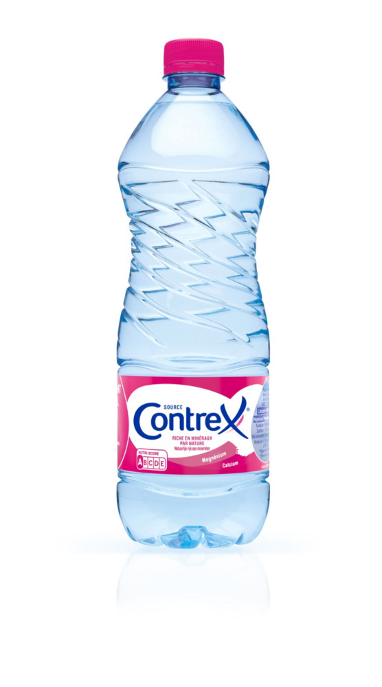 Contrex Eau minrale naturelle - Eau plate - Lot 6 bouteilles 1 L
