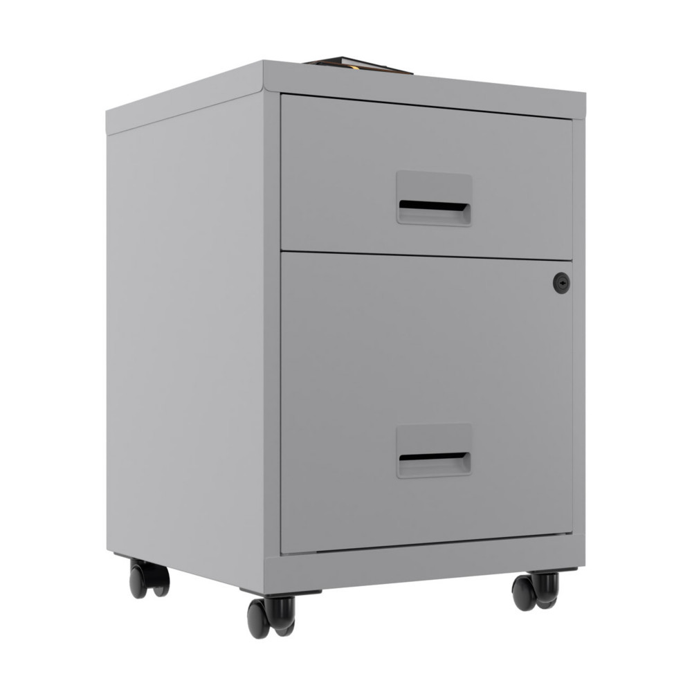 Caisson mobile Pratic - 2 tiroirs - Gris