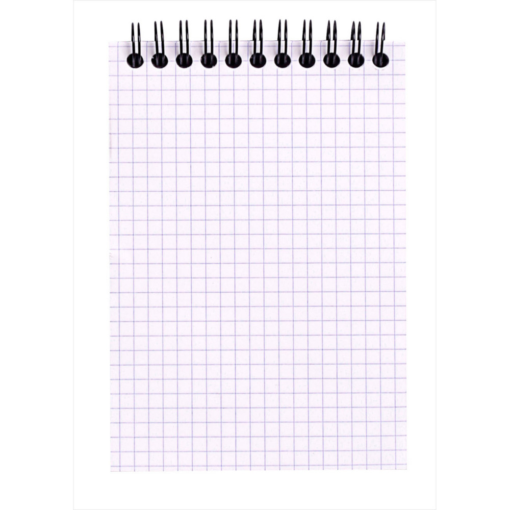 Rhodia Bloc notes orange  spirale A6 10,5 x 14,8 cm - 80g - Petits carreaux 5x5 - 160 pages
