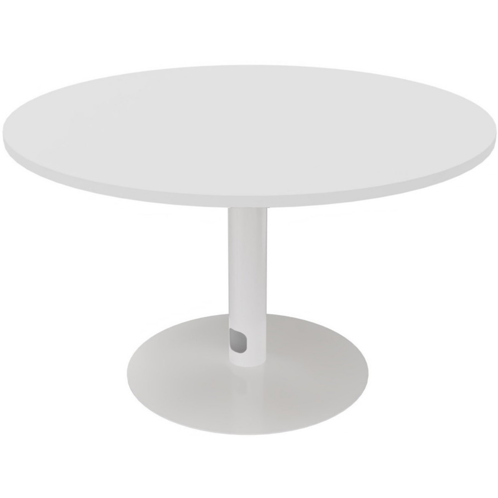 Table ronde 120 cm - Pitement tulipe et Plateau Blanc