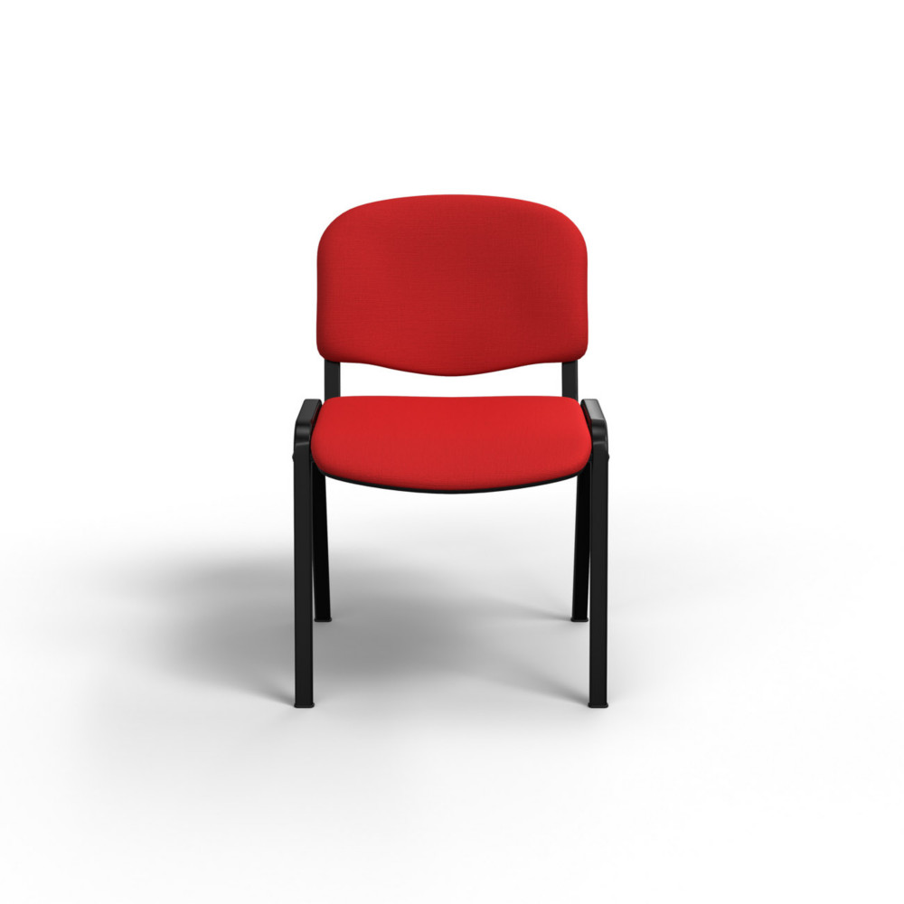 Chaise de runion et daccueil First - Tissu Rouge