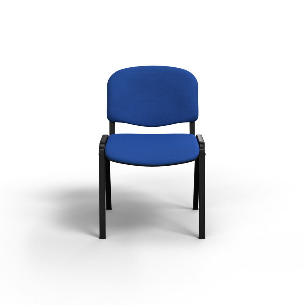 Chaise de runion et daccueil First - Tissu Bleu