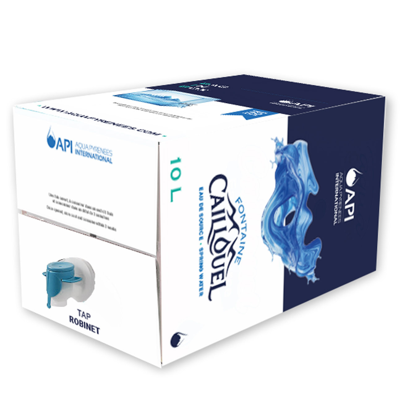 Fontaine Bonbonne eau de source plate AquaCocoon - Cubi 10 L avec robinet