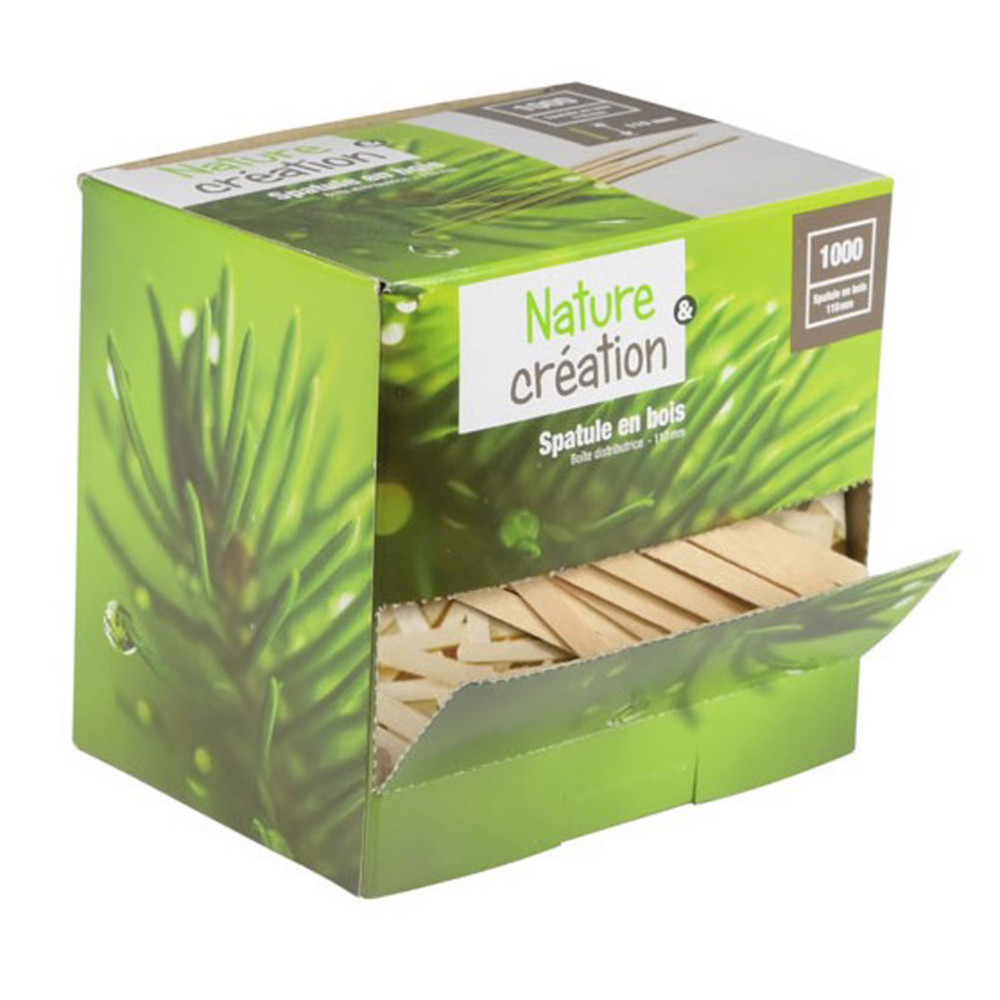 Agitateurs jetables en bois L. 11 cm - Bote de 1000