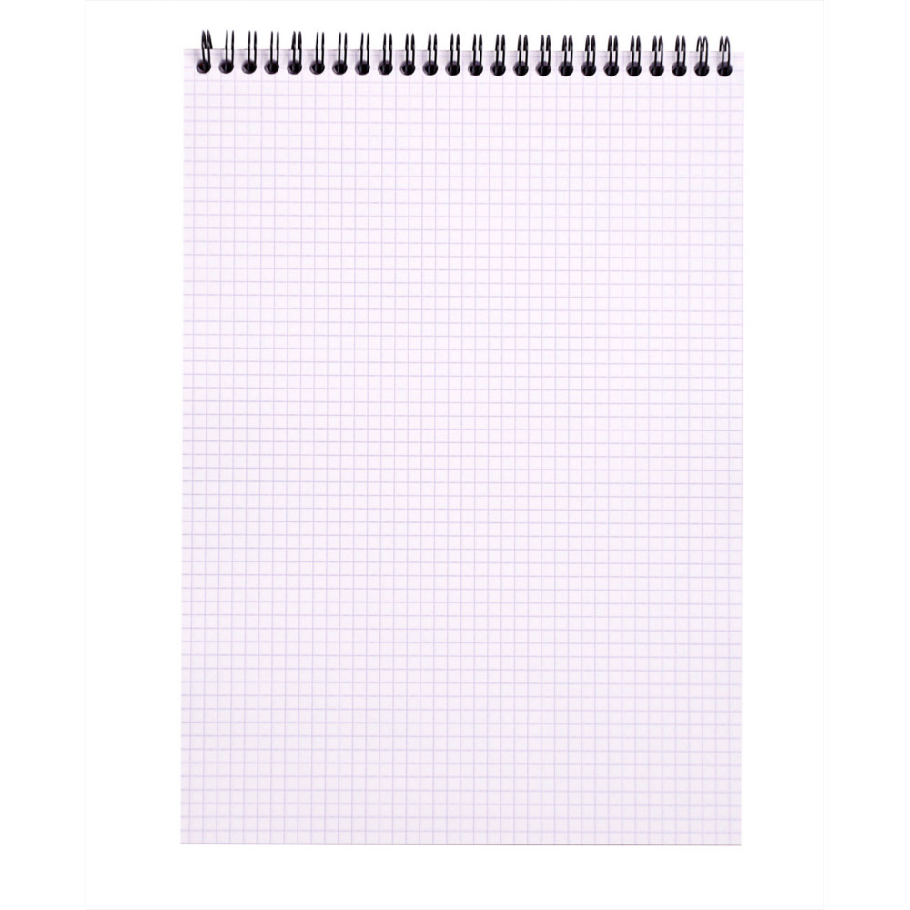 Rhodia Bloc notes orange  spirale A4 21 x 29,7 cm - 80g - Petits carreaux 5x5 - 80 feuilles
