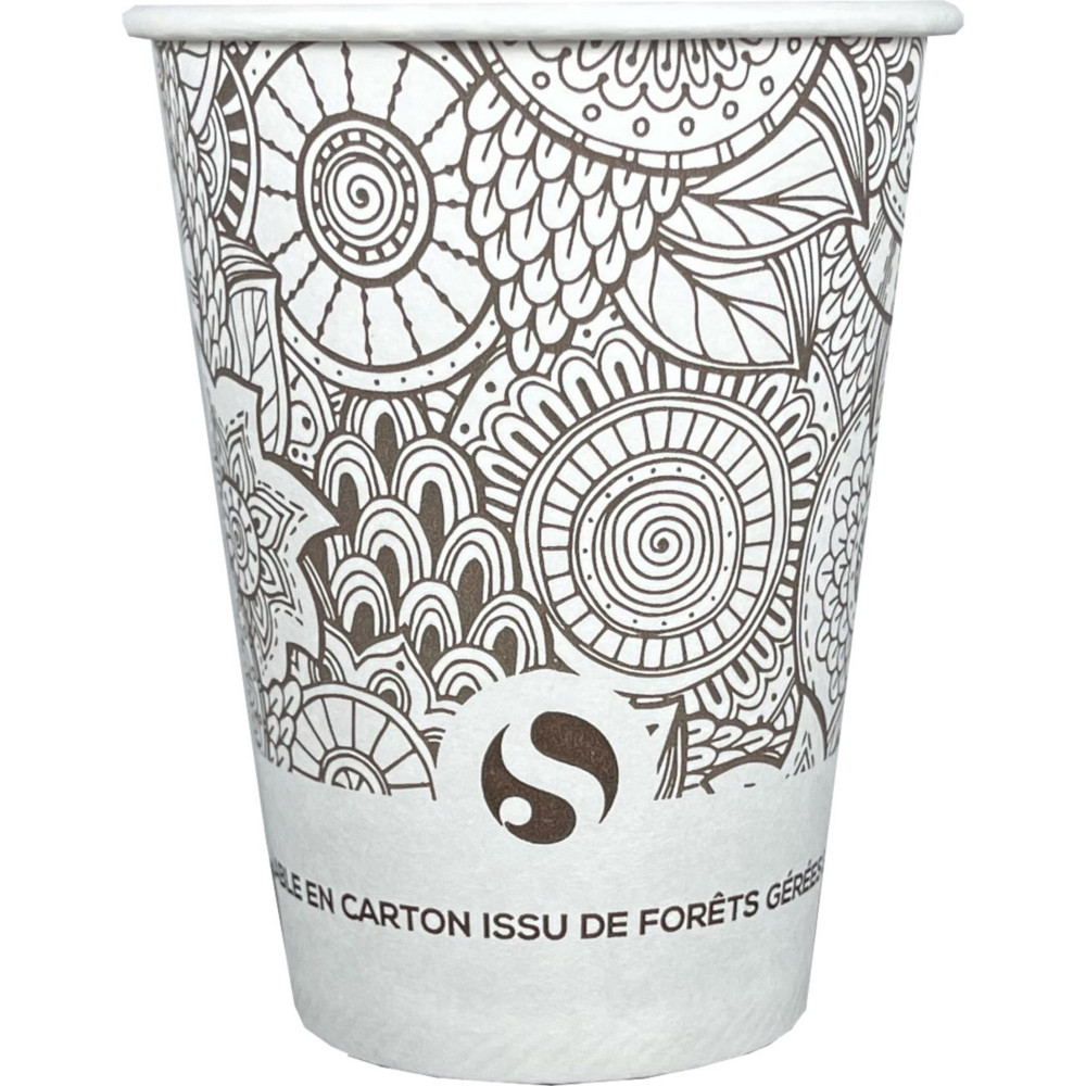 Gobelet en carton Quali-T-Cup 18 cl - Lot de 50