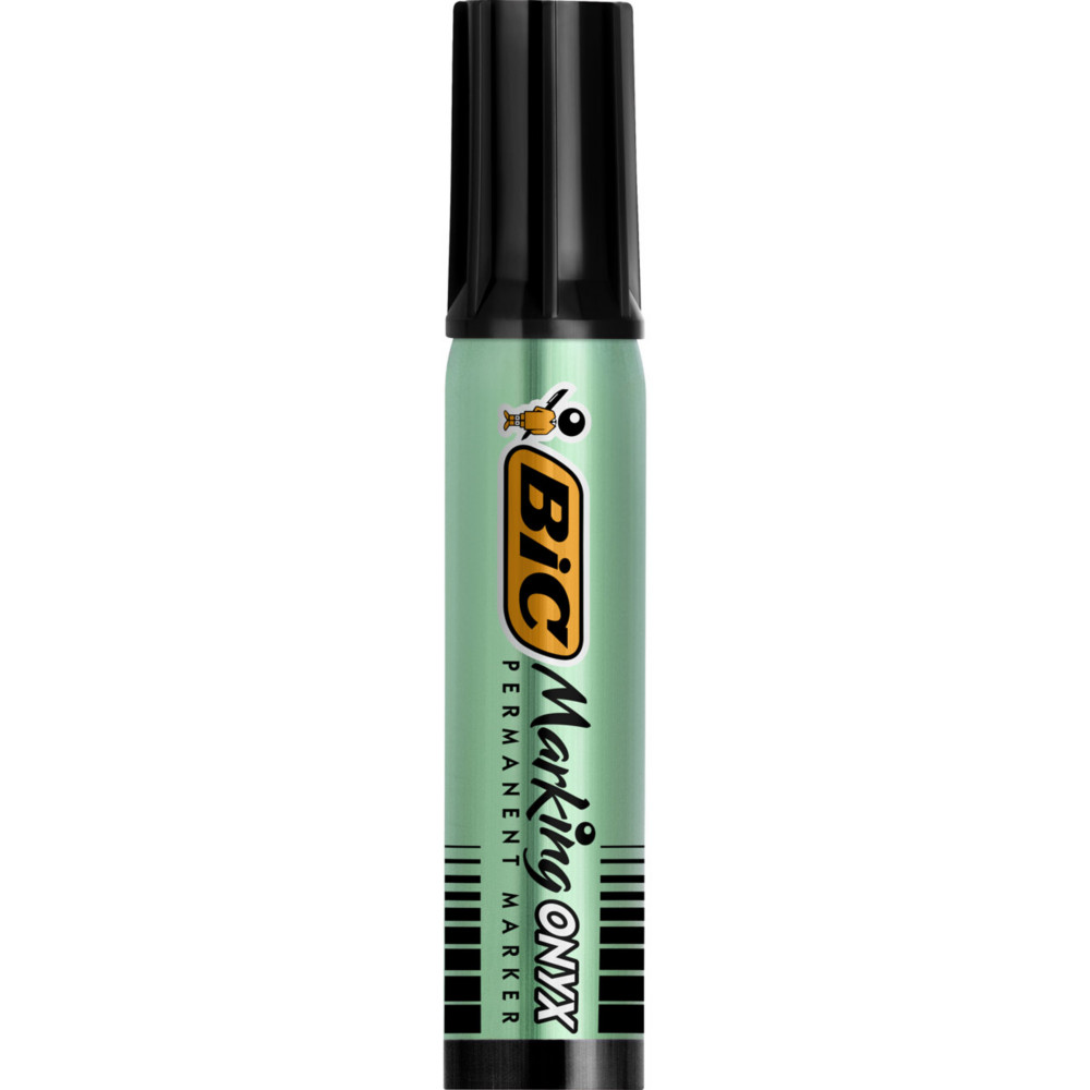 BIC Marking Onyx 1482 - Marqueur permanent  pointe ogive trait 1.5 mm - Noir