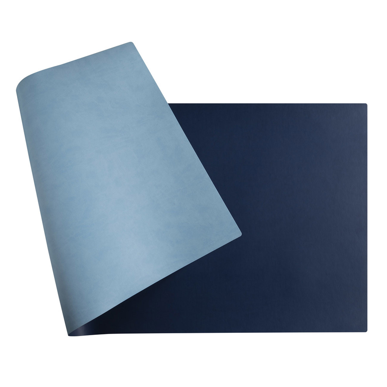 Exacompta Sous-mains souple 60 x 35 cm - Bleu marine / Ciel