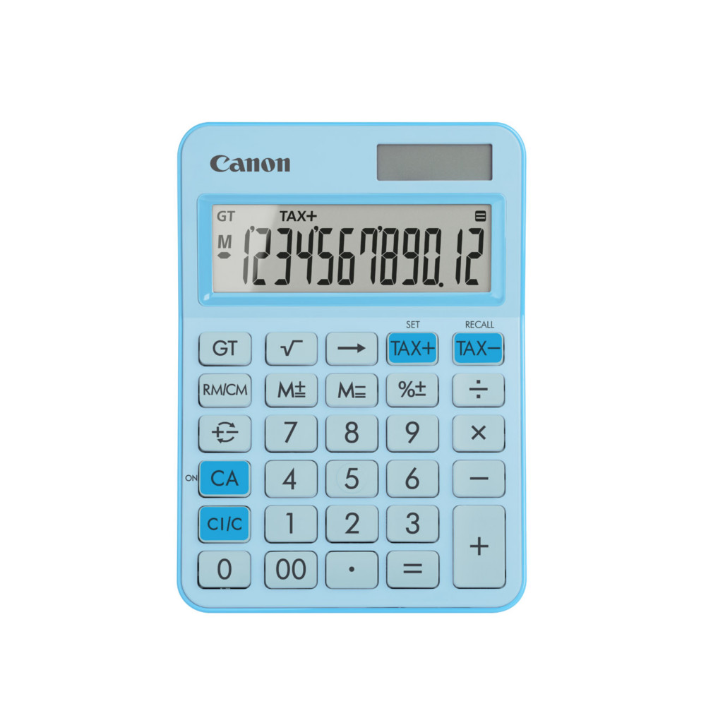 Canon Calculatricede bureau LS125KB - 12chiffres - Bleu