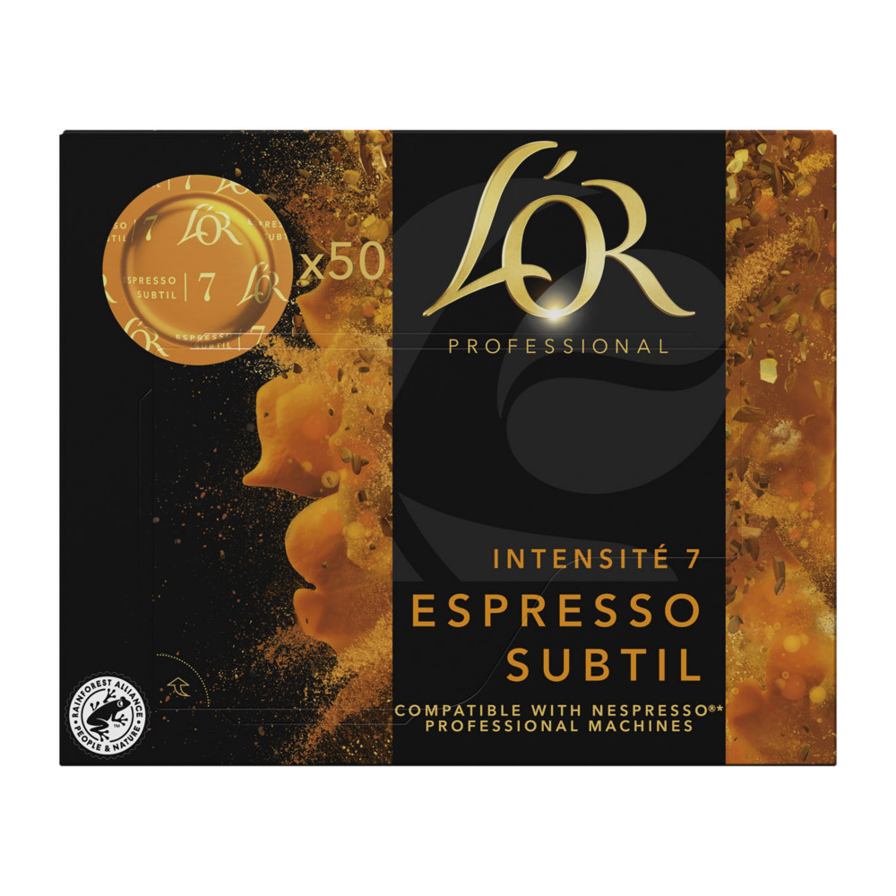 L'OR Professional Espresso subtil - intensit : 7 - bote de 50 capsules