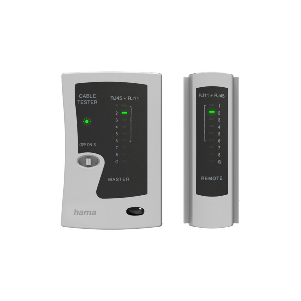 Hama Testeur de cbles rseau RJ45/RJ12/RJ11