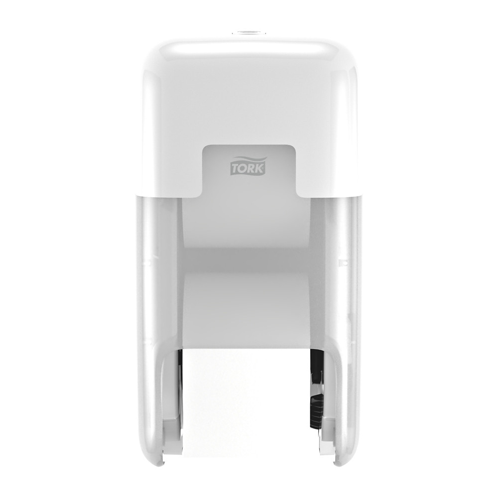 Tork Distributeur pour papier toilette rouleaux T7 sans mandrin - Gamme OptiServe - Blanc