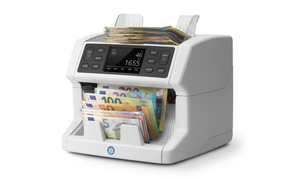 Safescan 2865-S Compteuse de billets non tris avec dtection de faux - Gris
