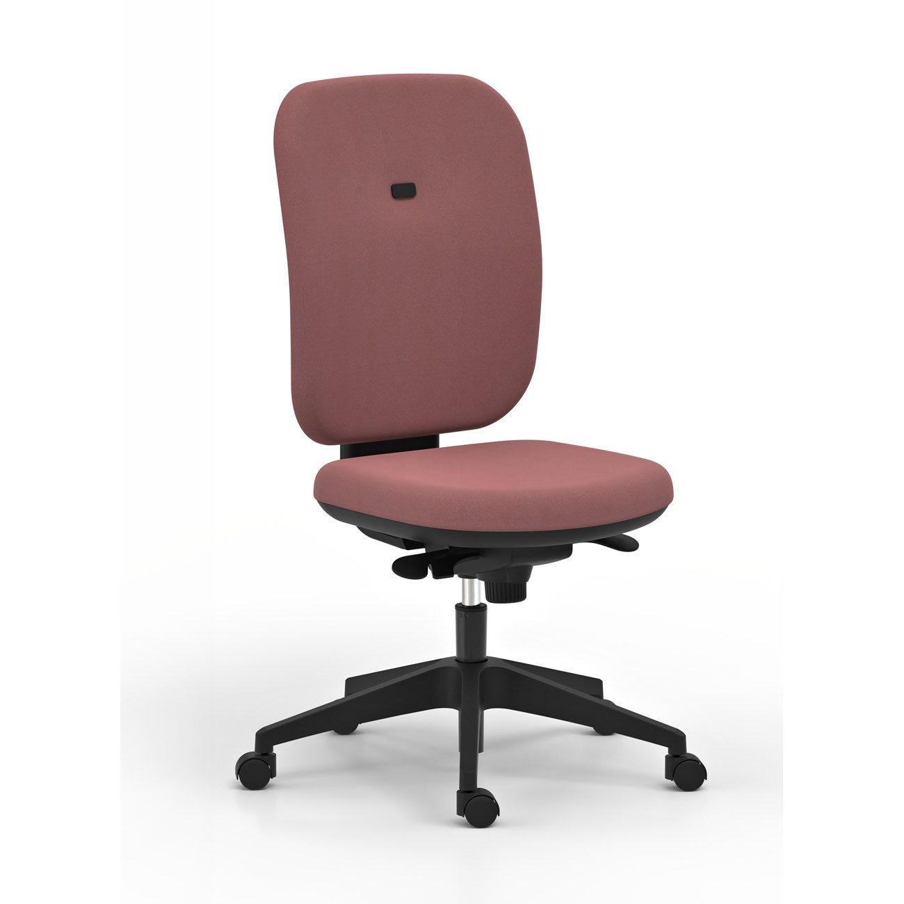 Siège Alaia dossier et assise en tissu - Framboise