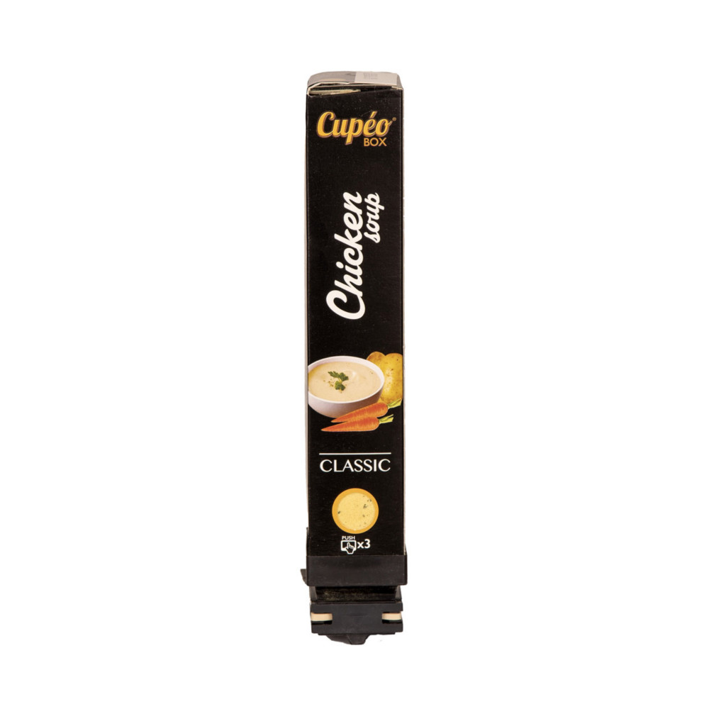 Cupo Cartouche potage poulet instantan pour distributeur boisson chaude JEDE - 70 tasses