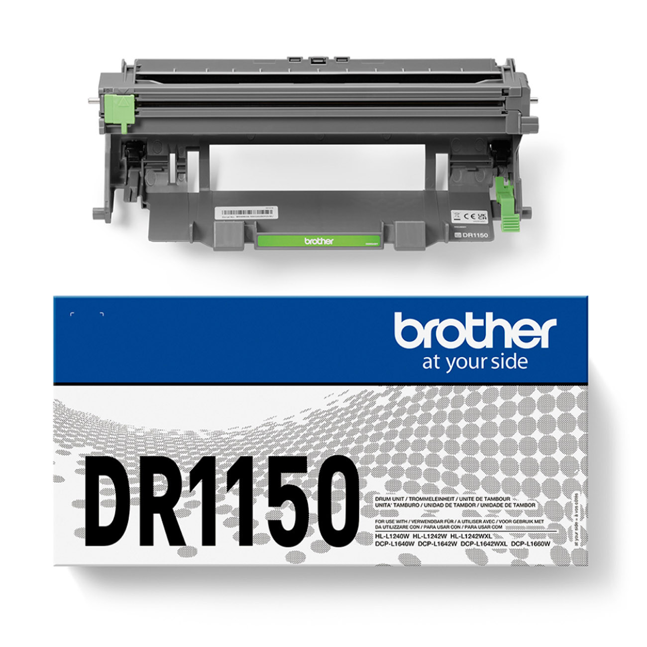 Brother DR1150 BK Tambour original - 10 000 pages - Noir