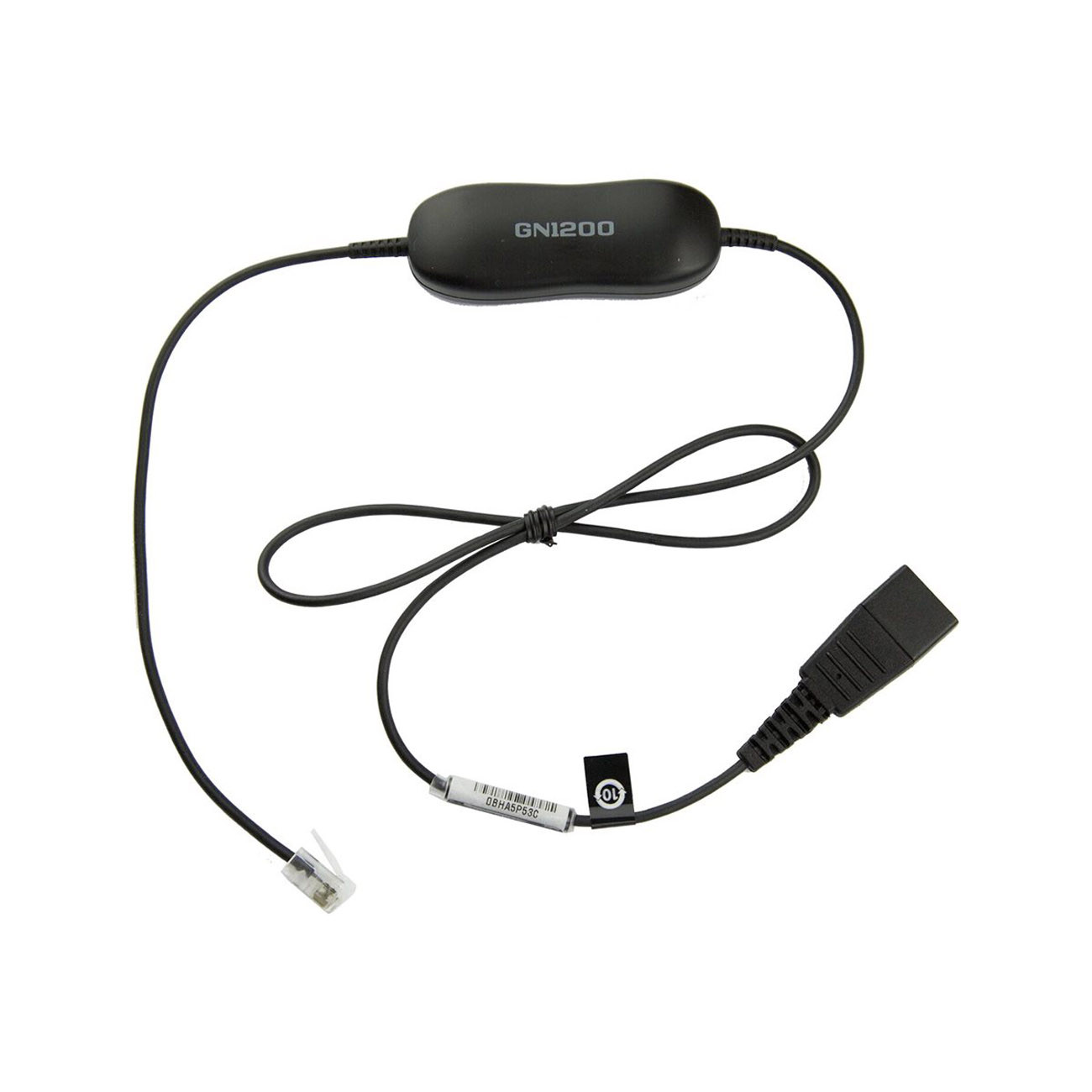 Jabra GN1200 Smart Cord - Cordon pour casques et téléphones filaires - Noir