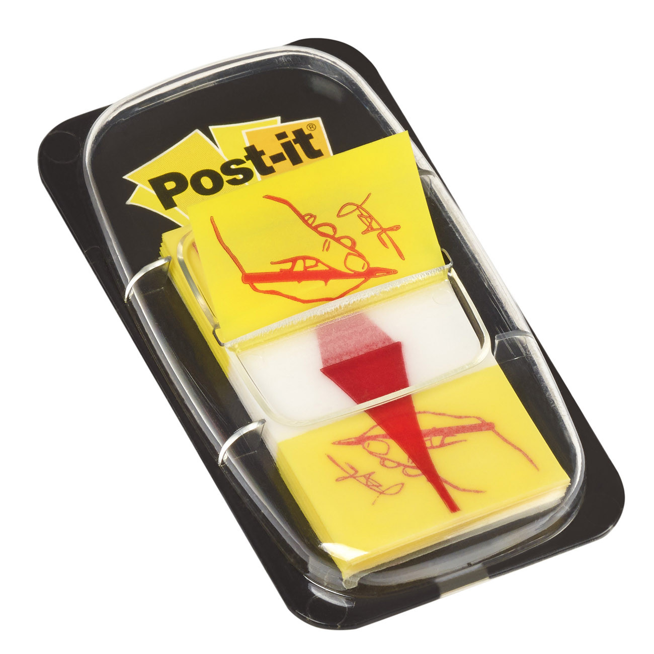 Post-it Marque-pages souples 25 x 43,2 mm - 50 index ''Signez ici''