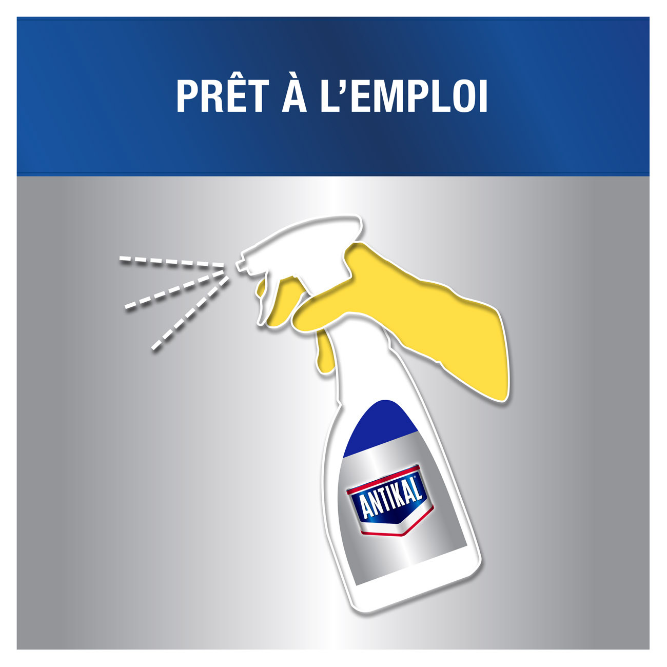 Antikal professional Détartrant nettoyant et désinfectant - Spray 750 ml