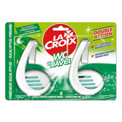 La Croix Blocs WC LACROIX - Javel - Eucalyptus - Lot de 2