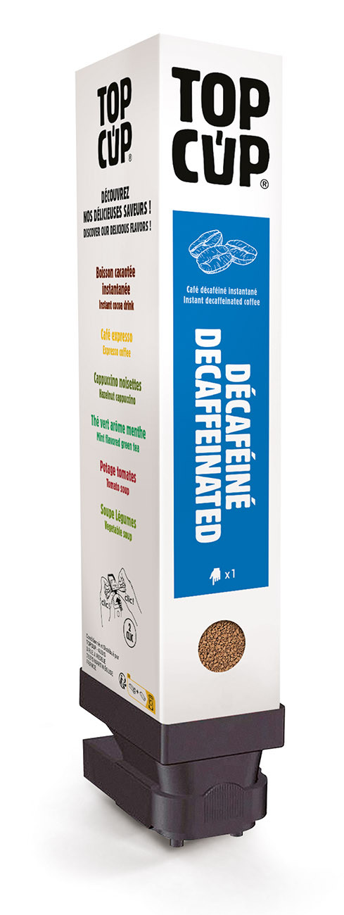 Top Cup Cartouche boisson instantanée - Café Décaféiné - 110 doses