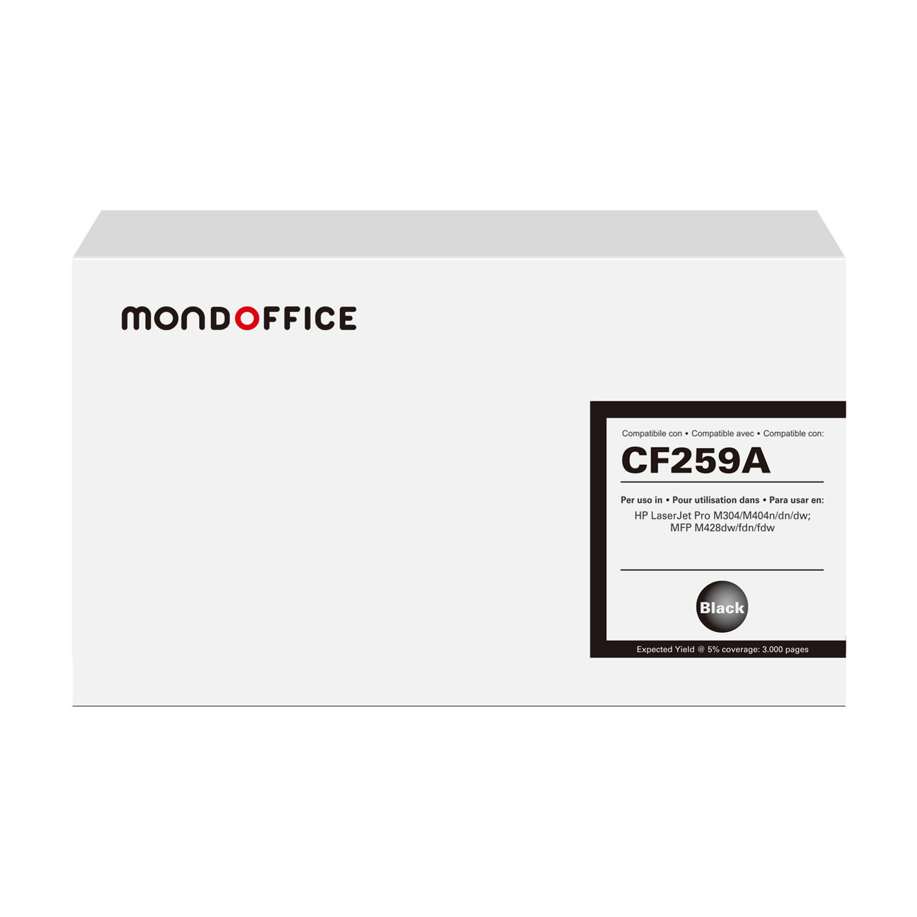 MONDOFFICE Toner compatible HP 59A - Noir