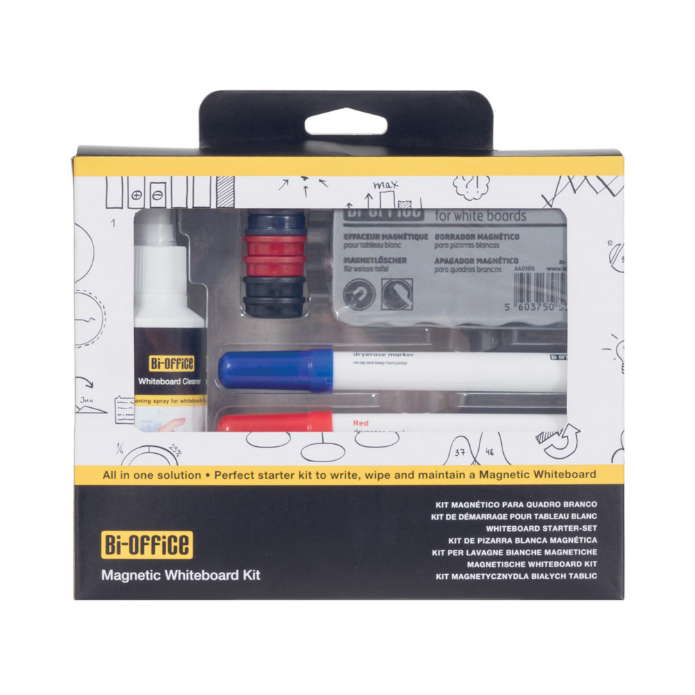 Bi-Office Kit de dmarrage pour tableau blanc magntique