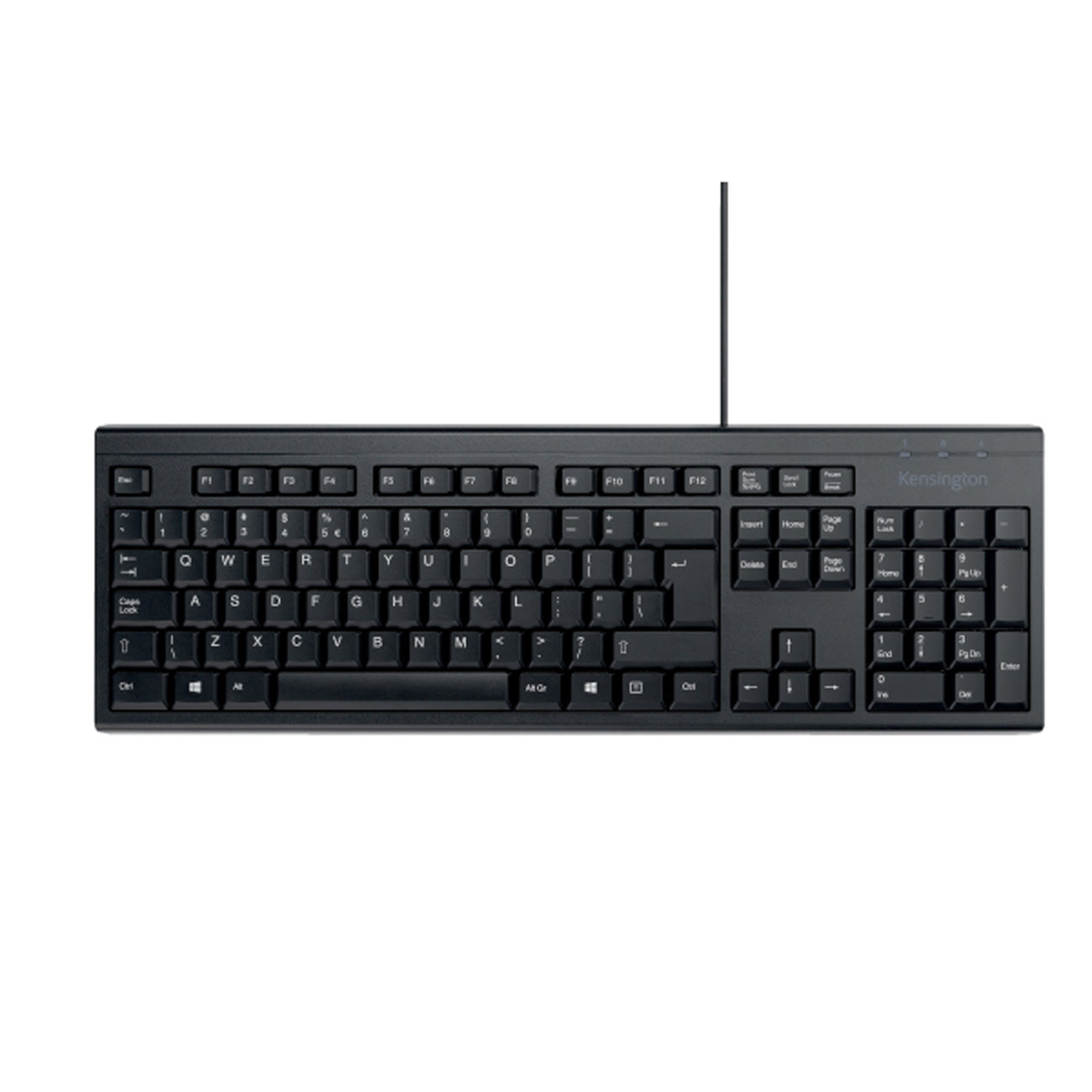 Clavier Filaire Kensington KB100 EQ – Design Fin, Résistant aux Éclaboussures, 64% Recyclé - vue 6