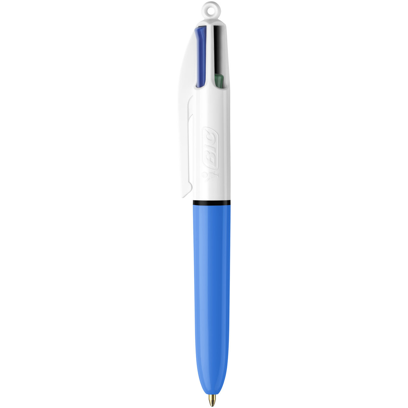 BIC 4 couleurs Mini Stylo bille rétractable pointe moyenne 1 mm