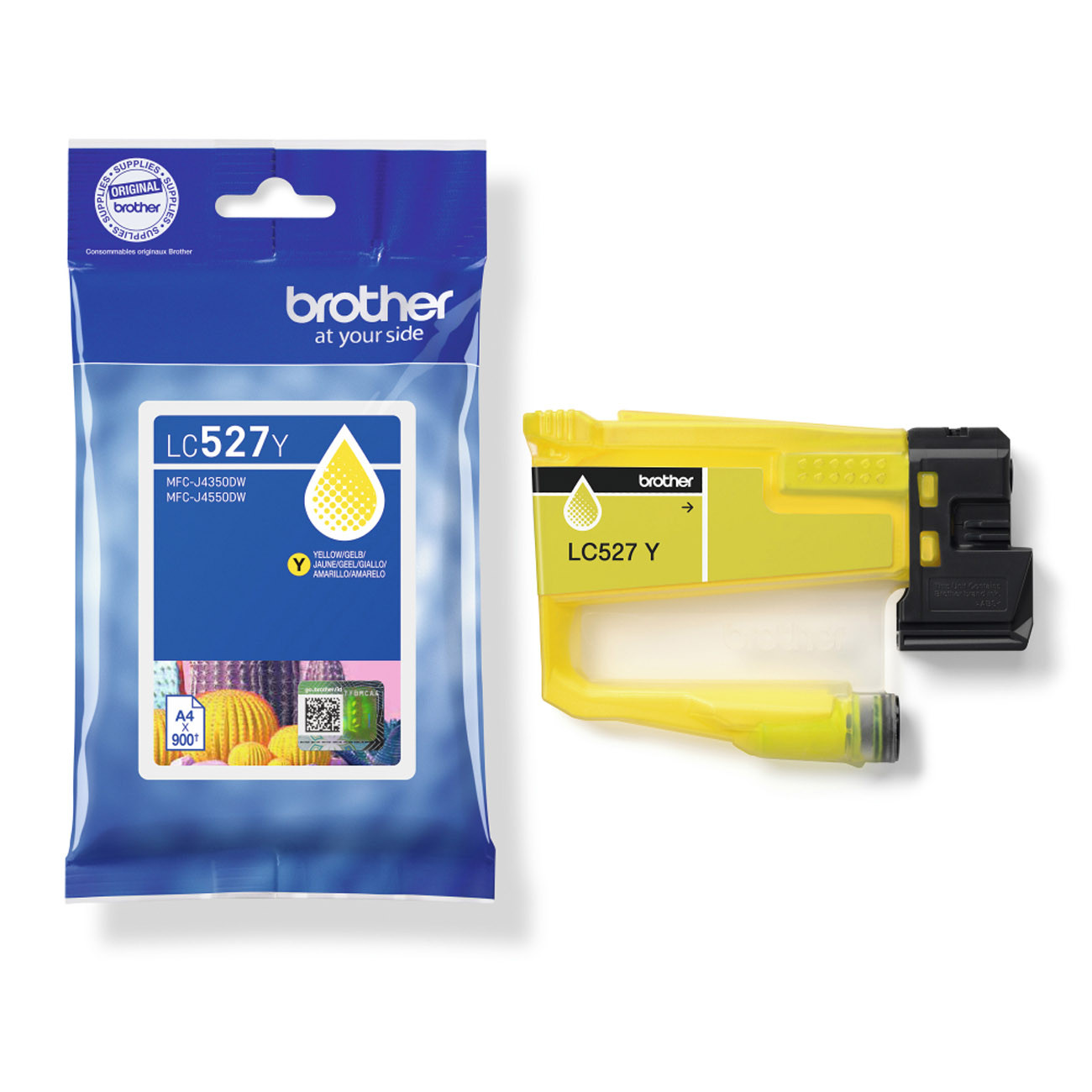 Brother LC527Y Cartouche d'encre originale  - Couleur : Jaune (Yellow)