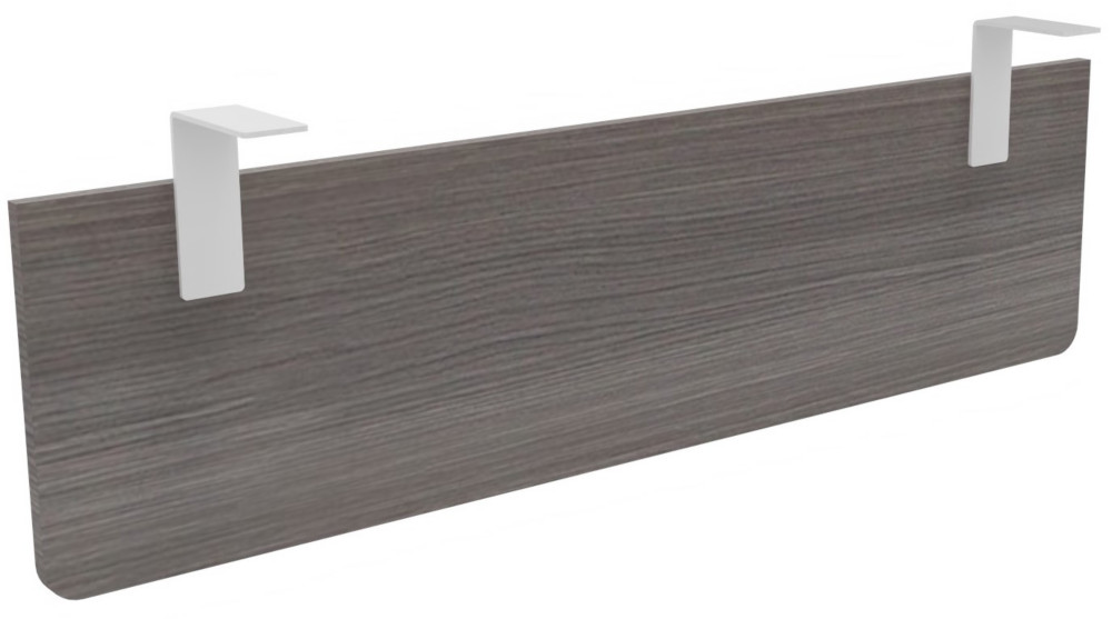 Voile de fond E-Link / Biospace pour bureau L.140 cm - Cdre - Fixations Blanches