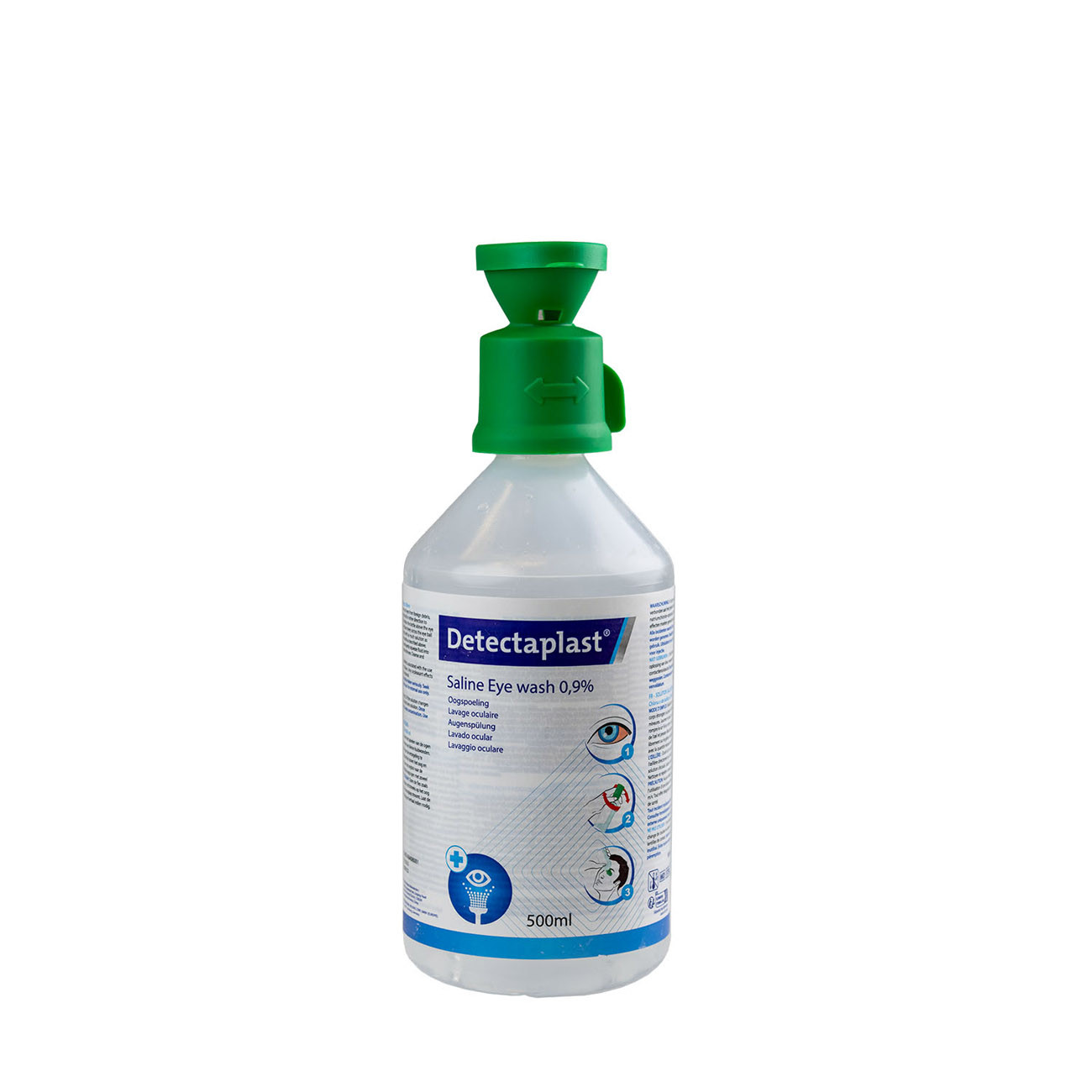 Farmor Flacon de solution occulaire stérile - Sérum Physiologique pour rinçage des yeux - 500 ml