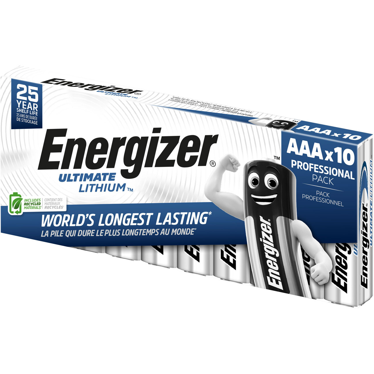 ENERGIZER PILAS INDUSTRIALES Pile Lithium L92 AAA DP10 BR 634353 - vue 3