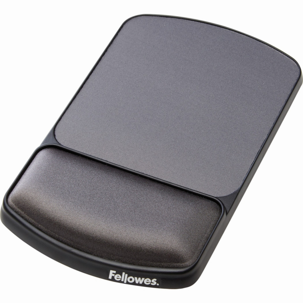 Fellowes Tapis de souris ergonomique  avec repose poignet intgr - Hauteur ajustable - Gris