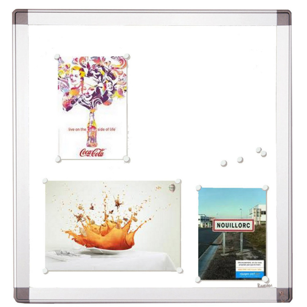 Planorga Vitrine d'extrieur haute scurit porte battante 4 feuilles