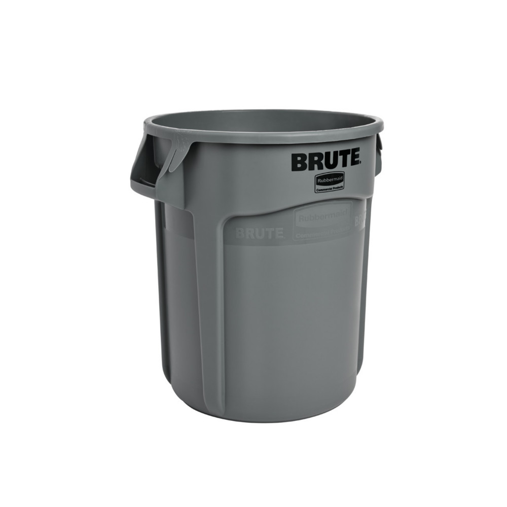 Rubbermaid Conteneur de dchets rond - 76l Gris