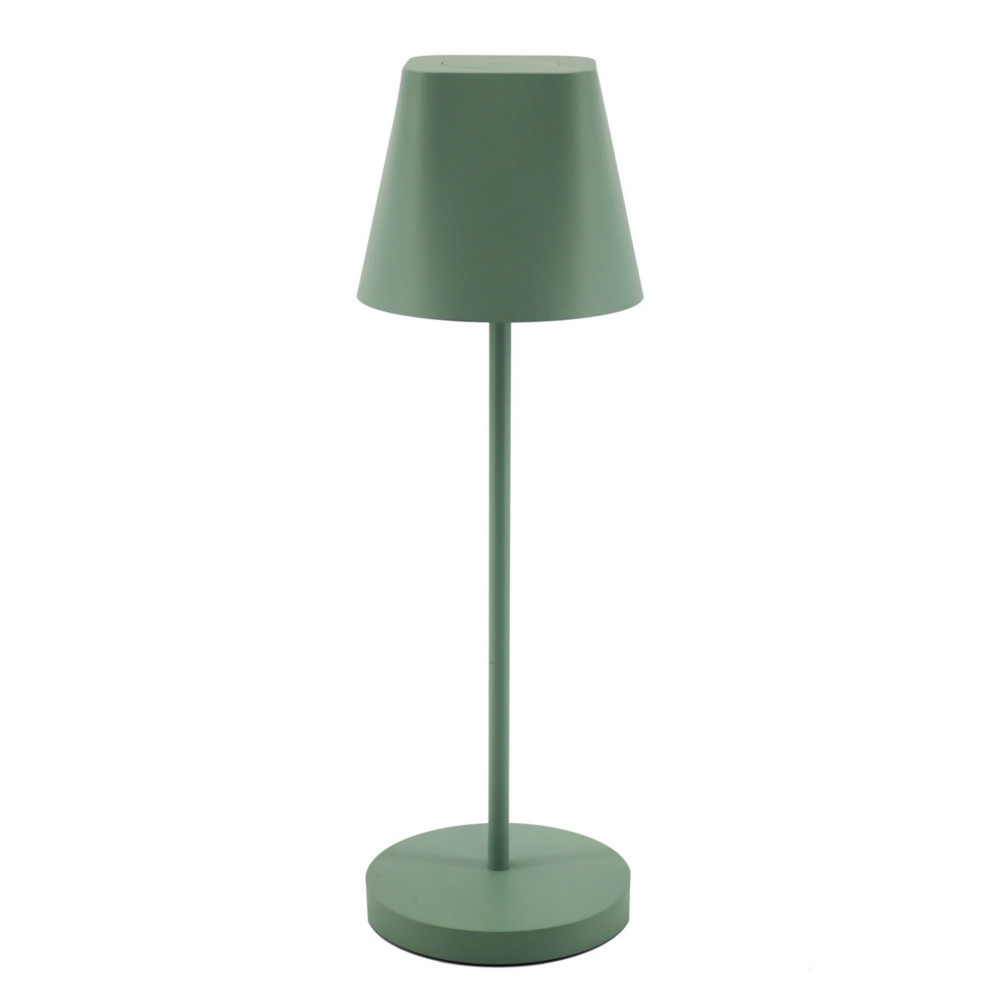 Unilux Lampe de dcoration Ava - Led intgre - Tactile - Abat-jour et socle sauge