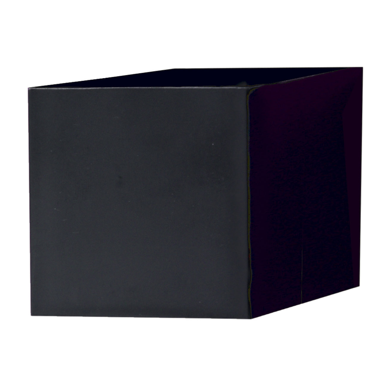 Naga Porte-marqueurs magnétique carré 60 cm pour tableaux en verre - Noir