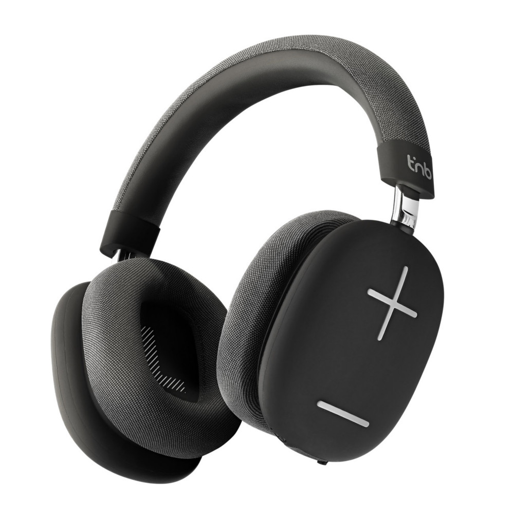 TNB Casque Bounce Max Bluetooth avec rduction de bruit active - USB-C - Noir