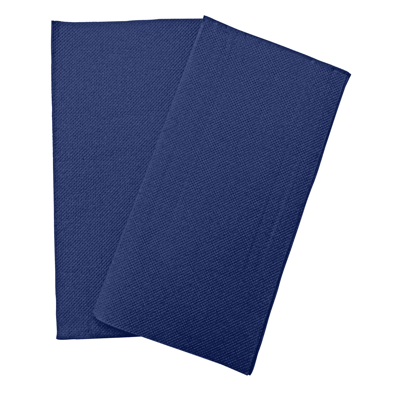 Pronappe Serviettes de table micro-gaufrées ouate 2 plis - 38 x 38 cm - Pliées 1/8 - Paquet de 40 - Bleu