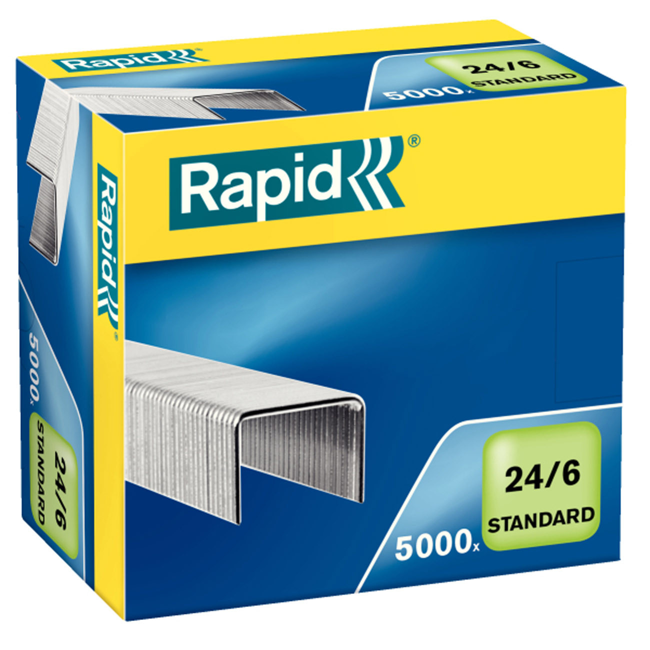 Rapid+Agrafes+24/6+en+acier+galvanise+-+Capacite+20+feuilles+-+Boite+de+5000
