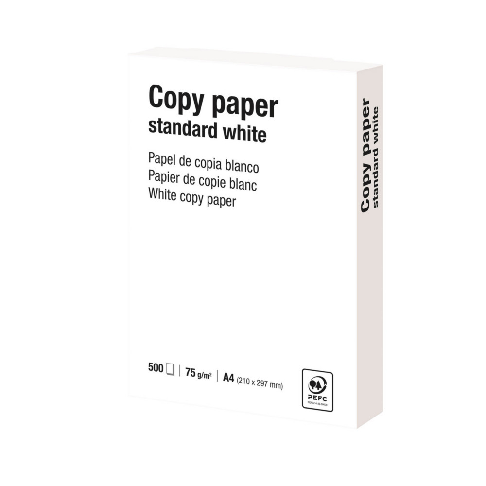 Papier A4 blanc conomique COPY PAPER - 75g - Ramette de 500 feuilles