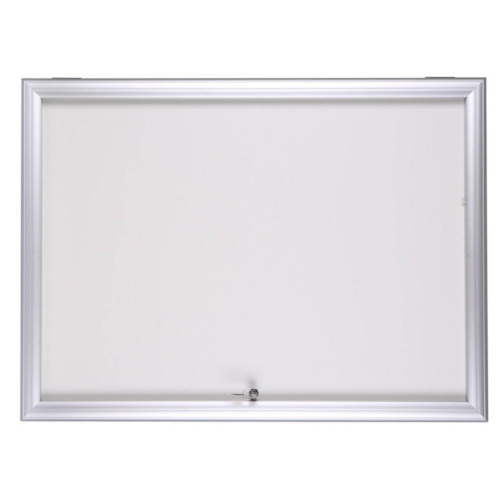 Planorga Vitrine d'xterieur Reverso 18 feuilles - Cadre aluminium - Porte levante